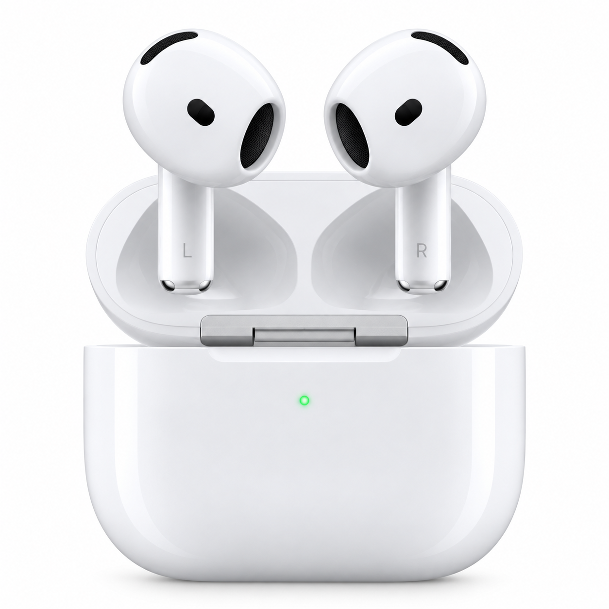 EchoPods Pro earbuds in open charging case